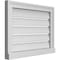 Ekena Millwork Vertical Surface Mount PVC Gable Vent: Functional, w/ 2"W x 2"P Brickmould Sill Frame, 24"W x 18"H GVPVE24X1803SF - alternate 4